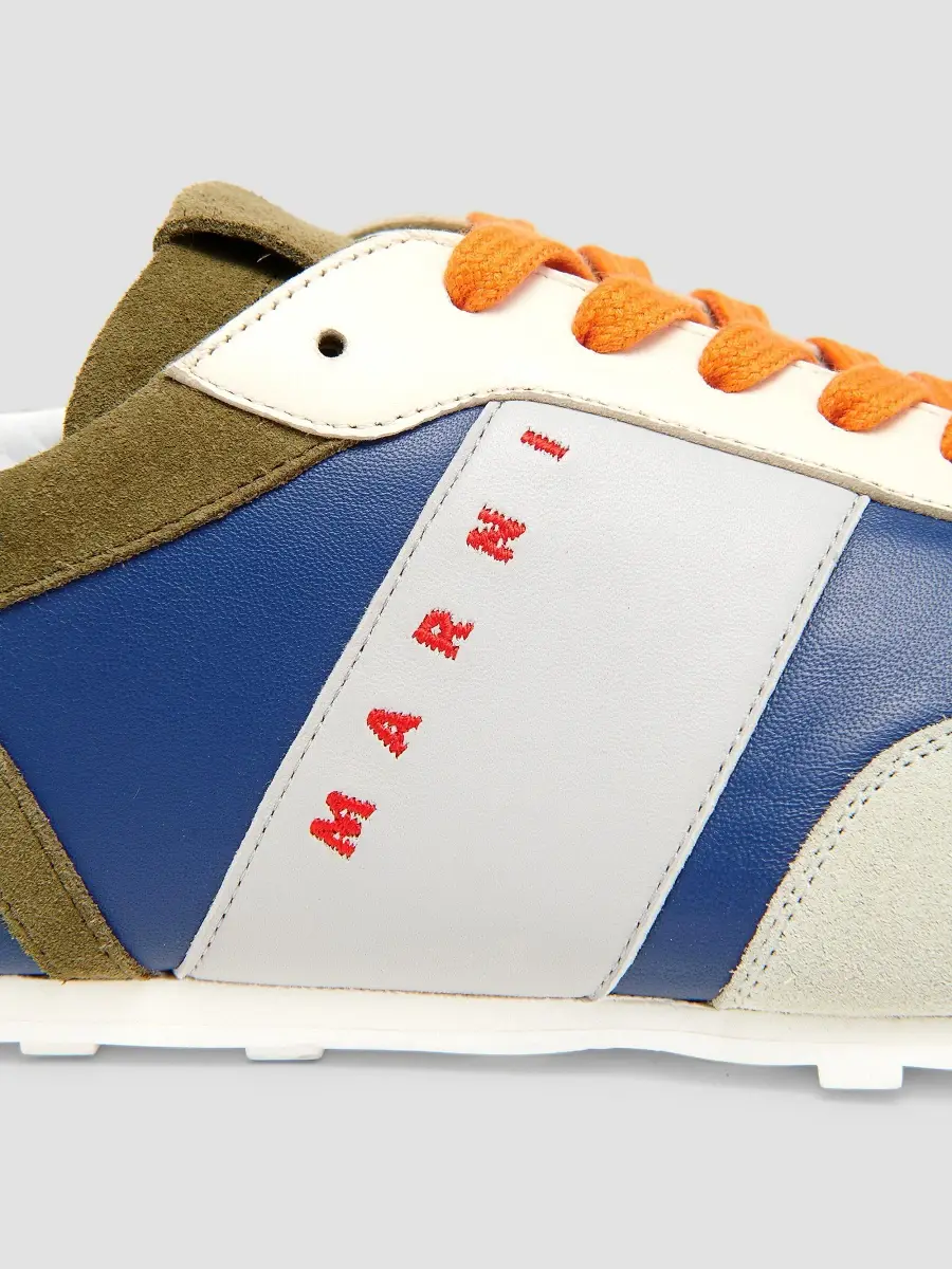 Marni Men's Retro Patchwork Sneakers | Thumbnail 5 Marni Men's Retro Patchwork Sneakers | Thumbnail 5