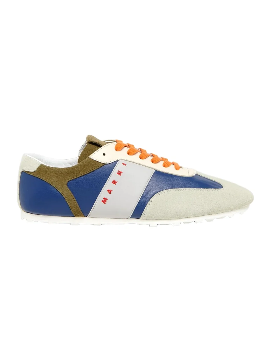 Marni Men's Retro Patchwork Sneakers