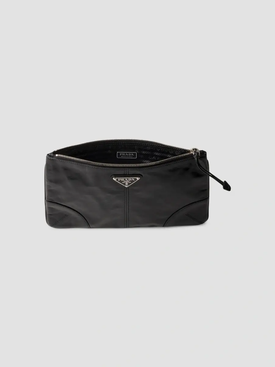 Prada Men's Leather Pouch | Thumbnail 2