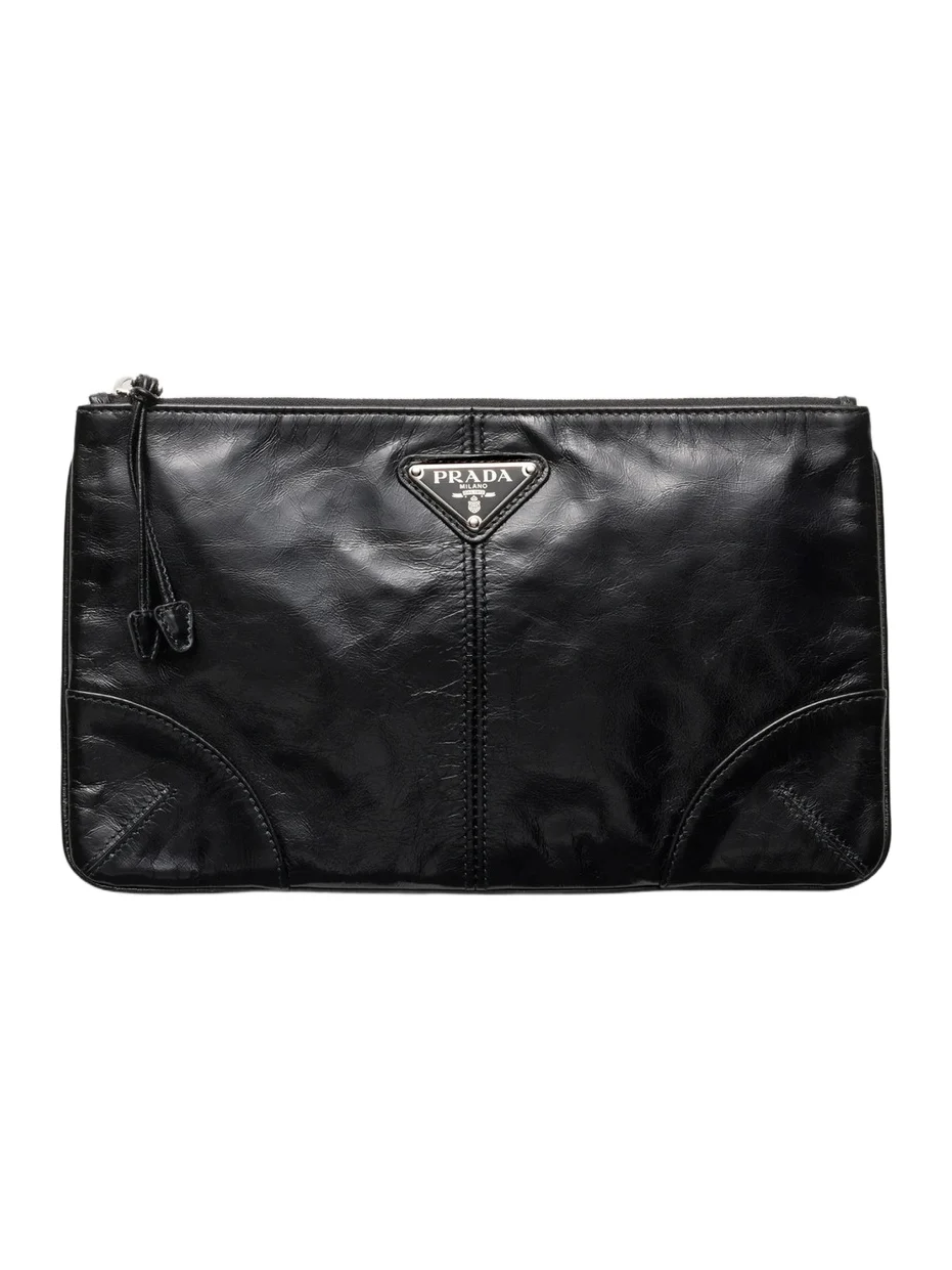 Prada Men's Leather Pouch