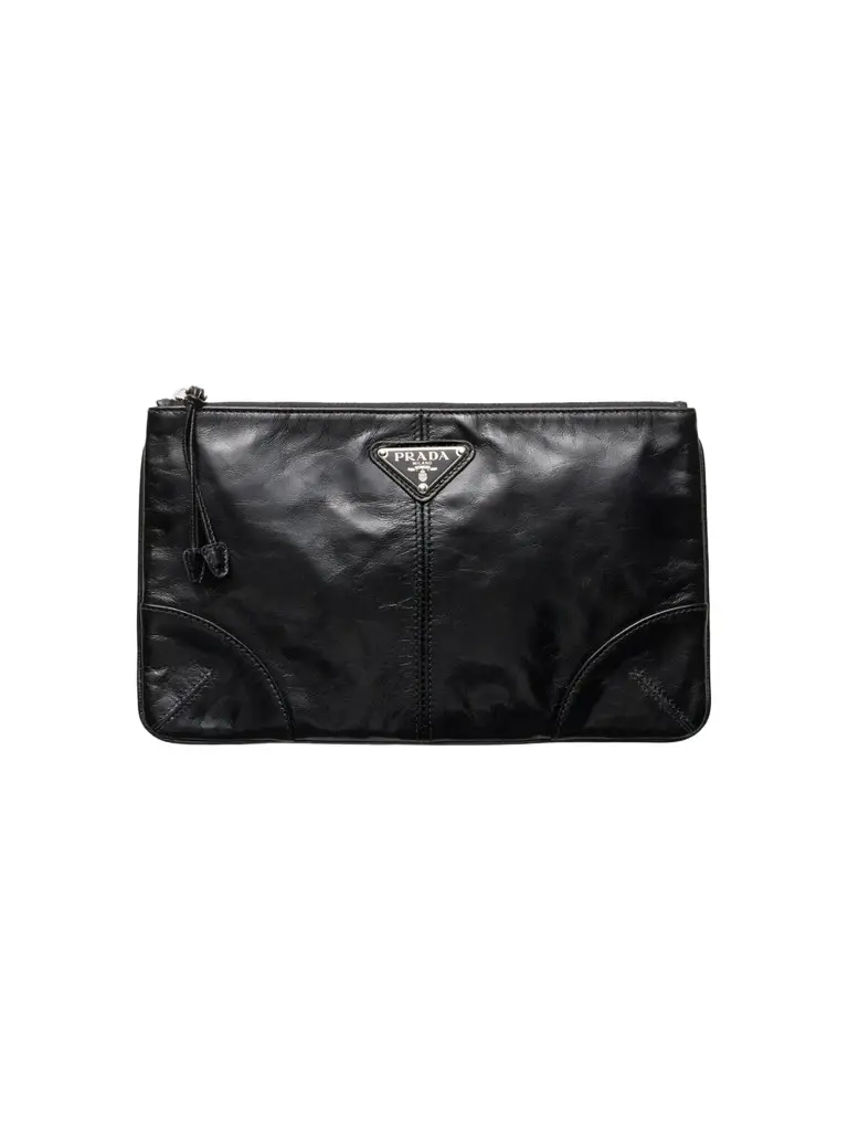 Prada Men's Leather Pouch