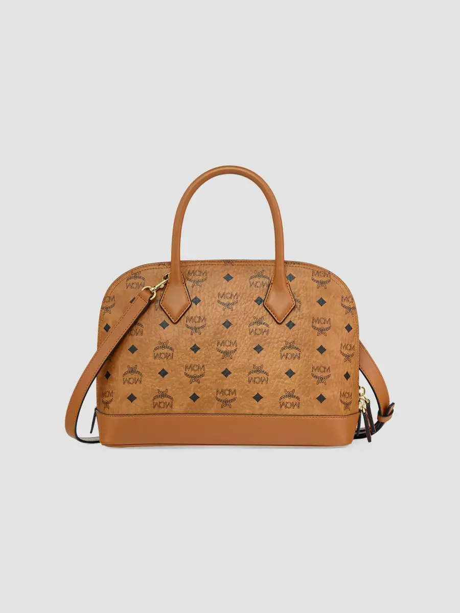 MCM Women's Aren Vi Pina Studded Tote Bag | Thumbnail 2 MCM Women's Aren Vi Pina Studded Tote Bag | Thumbnail 2