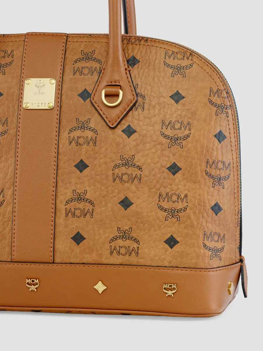MCM Women's Aren Vi Pina Studded Tote Bag | Thumbnail 3 MCM Women's Aren Vi Pina Studded Tote Bag | Thumbnail 3