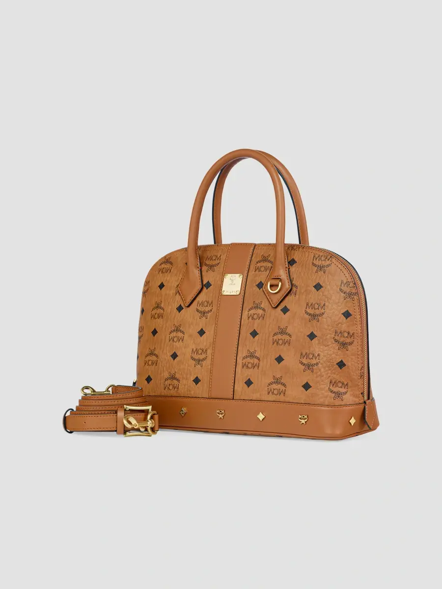 MCM Women's Aren Vi Pina Studded Tote Bag | Thumbnail 6 MCM Women's Aren Vi Pina Studded Tote Bag | Thumbnail 6