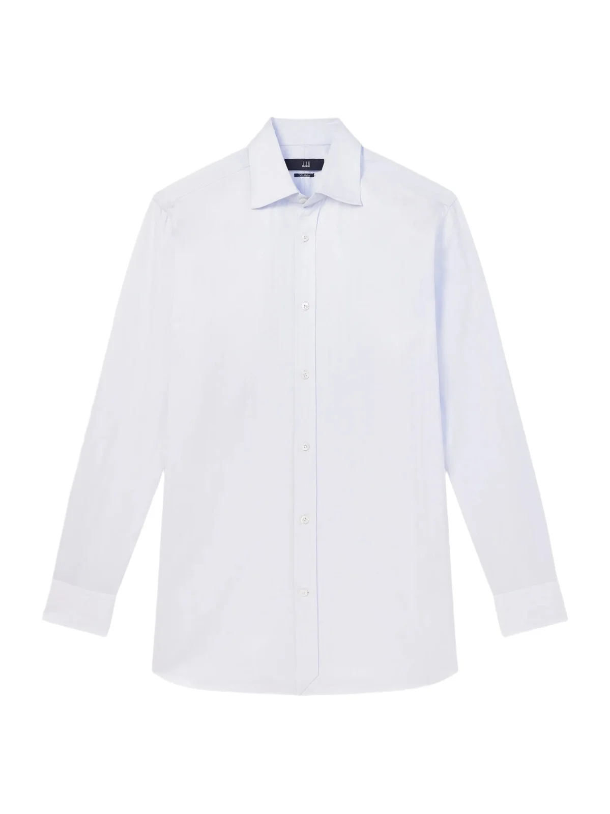 dunhill Cutaway-Collar Herringbone Cotton Shirt - Men