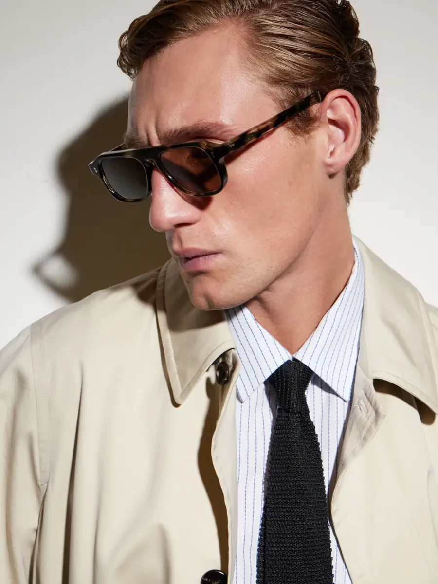 Cutler and Gross GR14 Aviator-Style Tortoiseshell Acetate Sunglasses - Men | Thumbnail 5