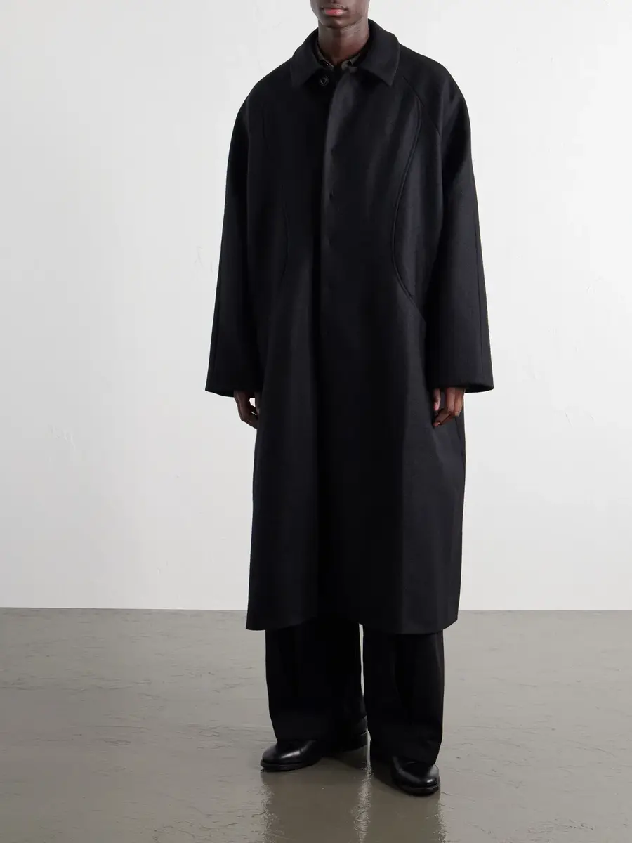 SAGE NATION Takeshi Melton Wool Coat - Men | Thumbnail 3 SAGE NATION Takeshi Melton Wool Coat - Men | Thumbnail 3