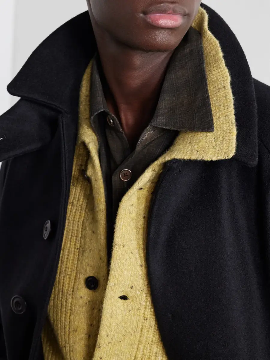 SAGE NATION Takeshi Melton Wool Coat - Men | Thumbnail 5 SAGE NATION Takeshi Melton Wool Coat - Men | Thumbnail 5