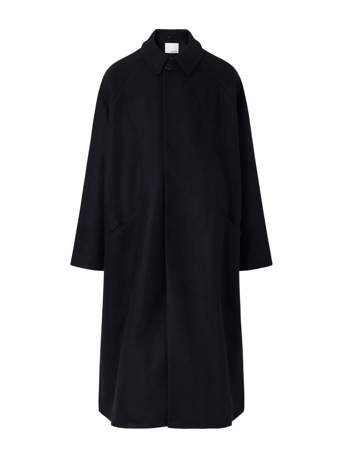 SAGE NATION Takeshi Melton Wool Coat - Men