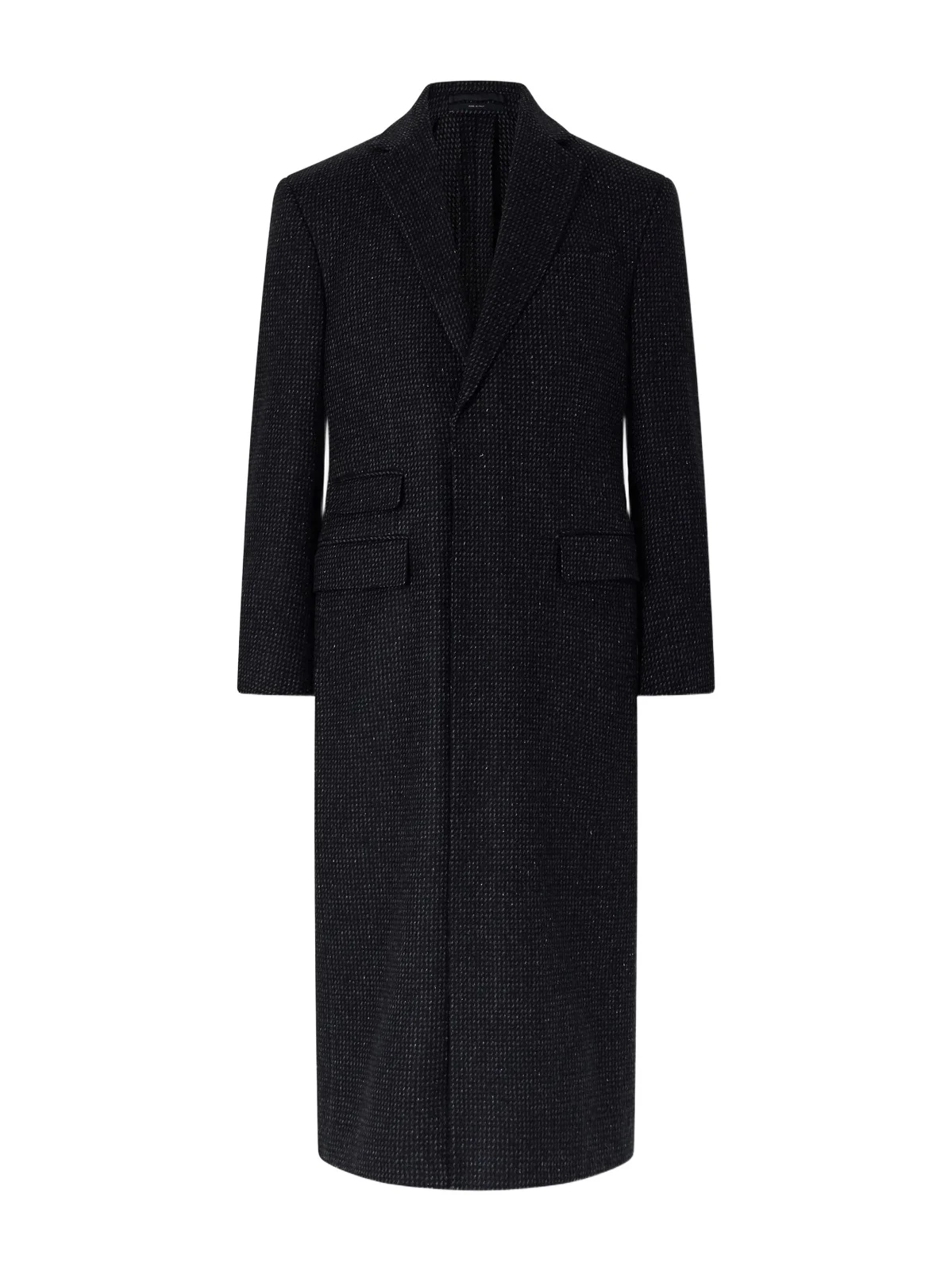 Checked Wool, Silk and Cashmere-Blend Coat - Men