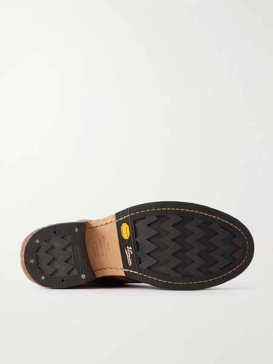 Visvim Brigadier Distressed Lace-Up Leather Boots - Men | Thumbnail 3 Visvim Brigadier Distressed Lace-Up Leather Boots - Men | Thumbnail 3