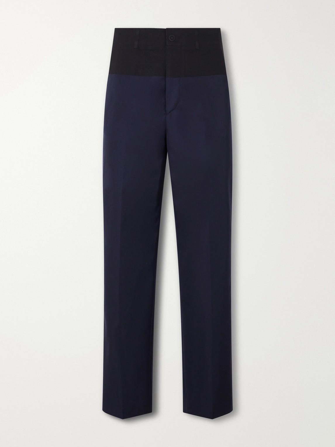Maison Margiela Insertion Straight-Leg Patched Virgin Wool Trousers - Men