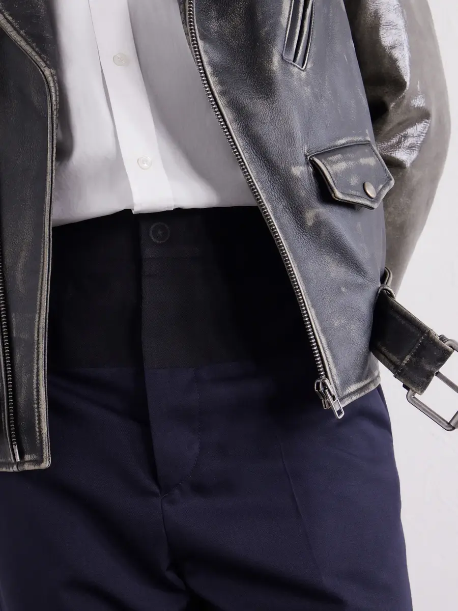 Maison Margiela Insertion Straight-Leg Patched Virgin Wool Trousers - Men | Thumbnail 5 Maison Margiela Insertion Straight-Leg Patched Virgin Wool Trousers - Men | Thumbnail 5