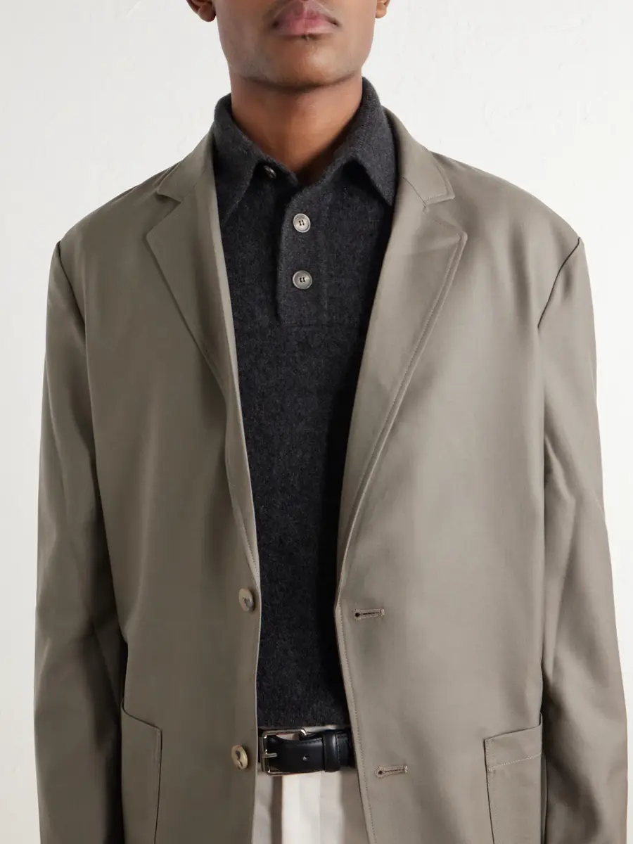 Thom Sweeney Cashmere and Silk-Blend Polo Shirt - Men | Thumbnail 5 Thom Sweeney Cashmere and Silk-Blend Polo Shirt - Men | Thumbnail 5