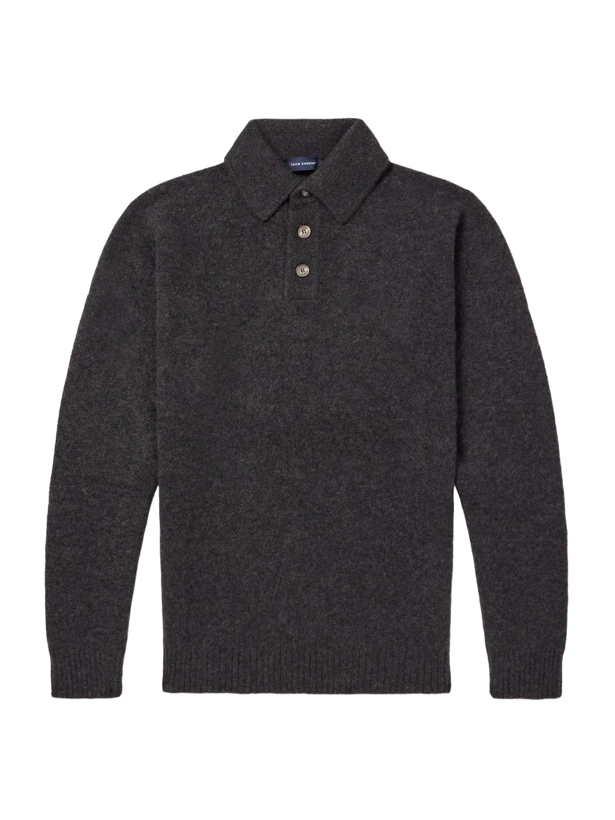 Thom Sweeney Cashmere and Silk-Blend Polo Shirt - Men