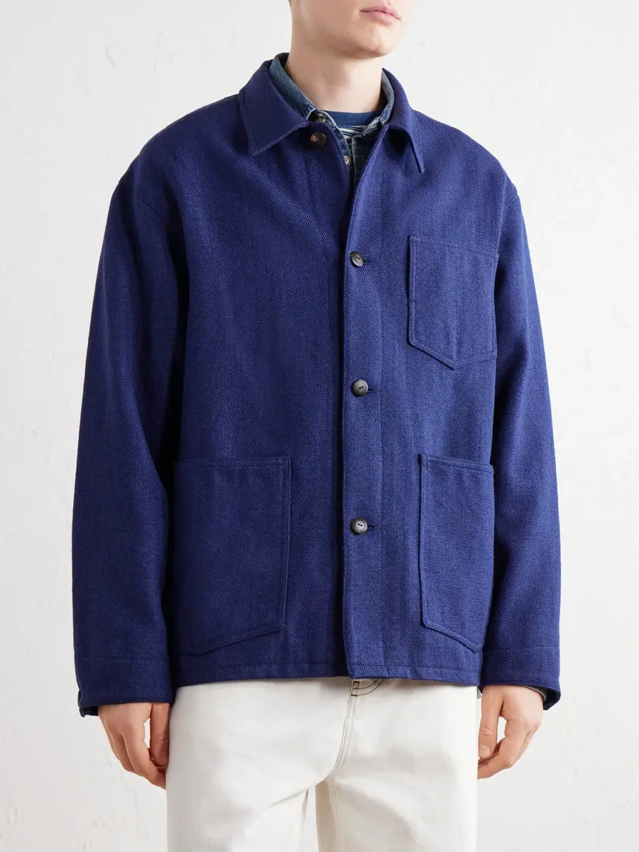 Visvim Baker Textured Wool and Linen-Blend Jacket - Men | Thumbnail 3 Visvim Baker Textured Wool and Linen-Blend Jacket - Men | Thumbnail 3