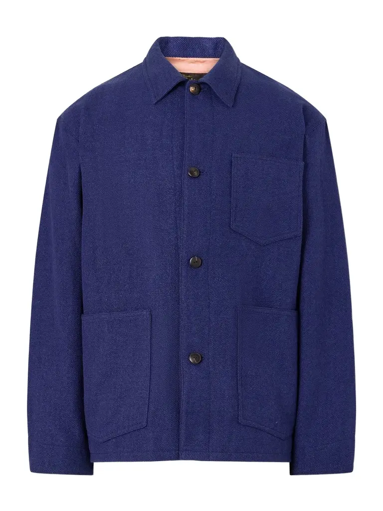 Visvim Baker Textured Wool and Linen-Blend Jacket - Men