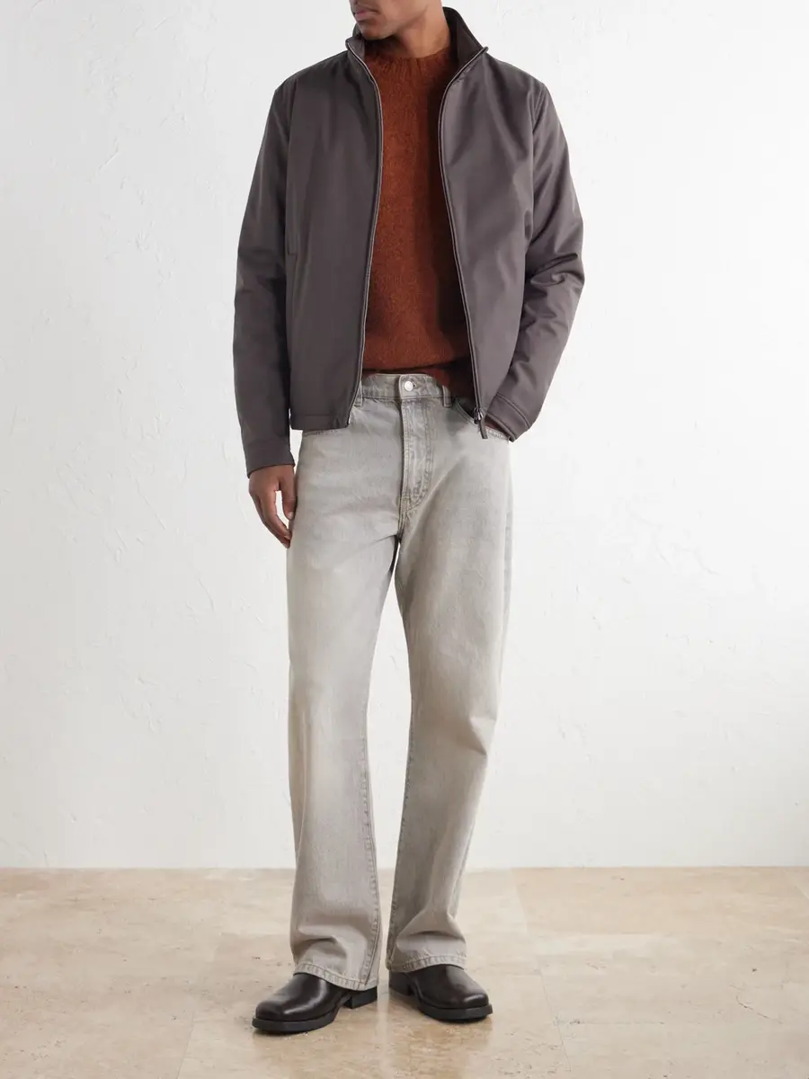Sunspel Brushed Shetland Wool Sweater - Men | Thumbnail 2 Sunspel Brushed Shetland Wool Sweater - Men | Thumbnail 2