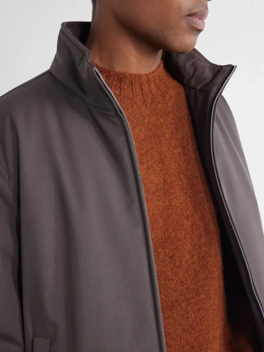Sunspel Brushed Shetland Wool Sweater - Men | Thumbnail 5 Sunspel Brushed Shetland Wool Sweater - Men | Thumbnail 5