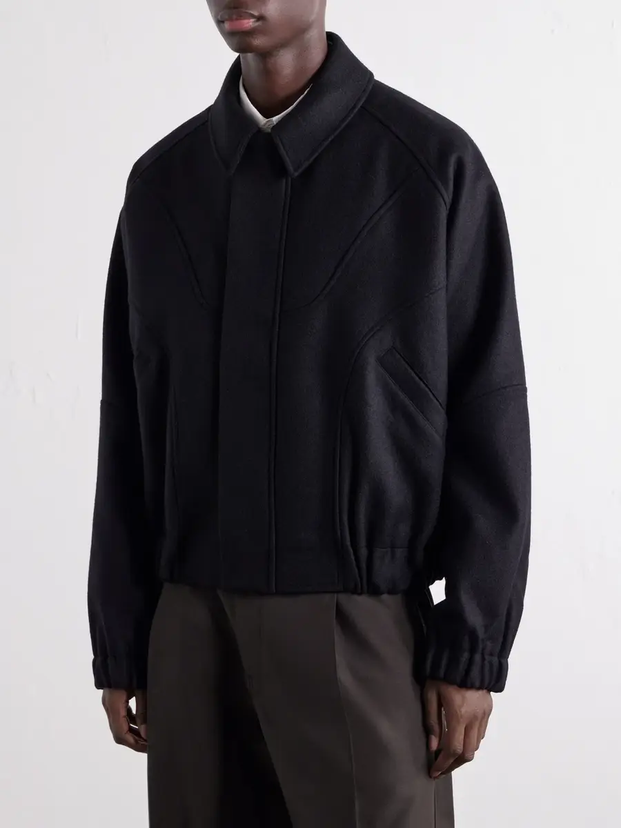 SAGE NATION Jiji Paneled Melton Wool Jacket - Men | Thumbnail 3 SAGE NATION Jiji Paneled Melton Wool Jacket - Men | Thumbnail 3