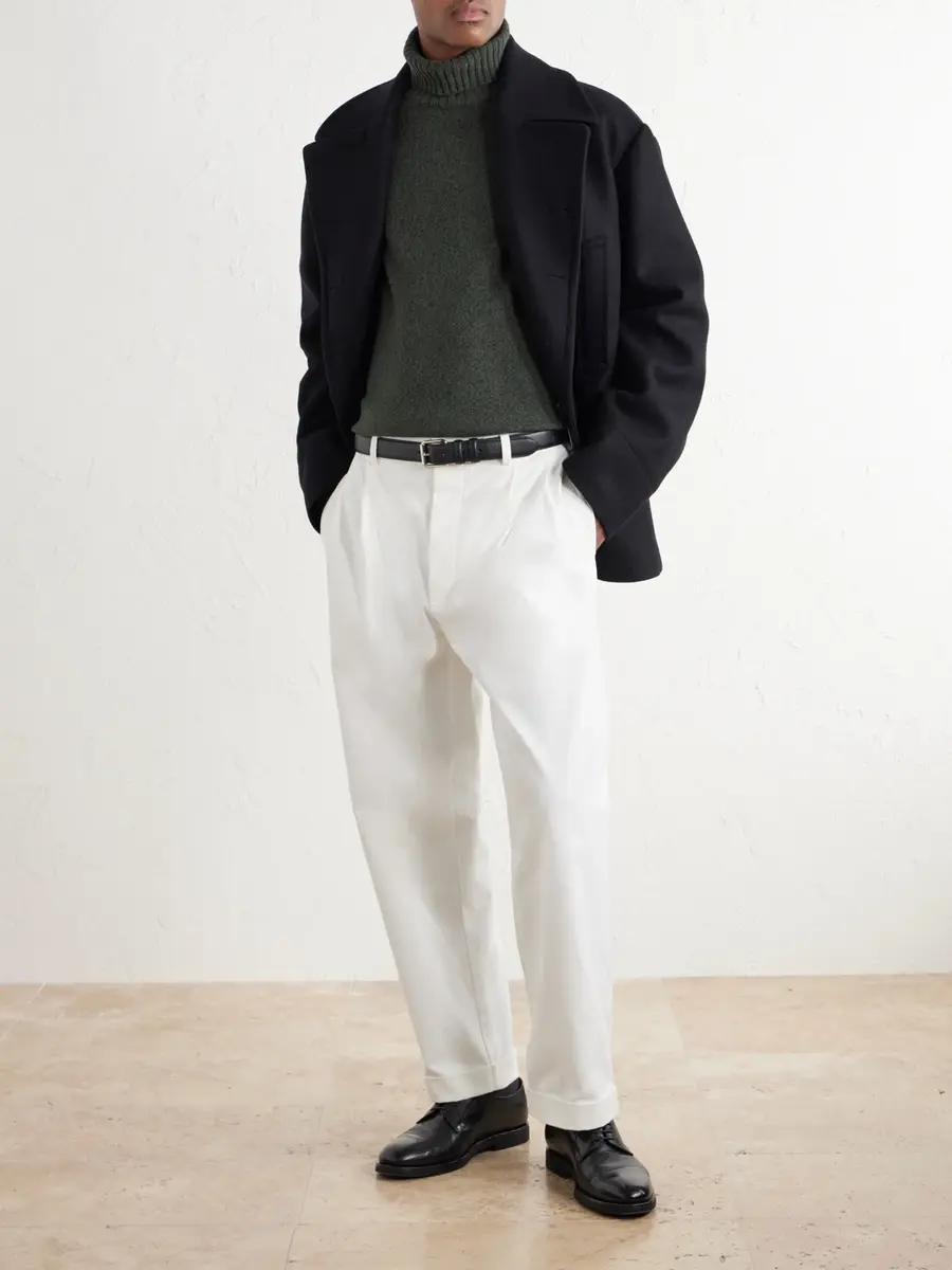De Petrillo Merino Wool and Cashmere-Blend Rollneck Sweater - Men | Thumbnail 2 De Petrillo Merino Wool and Cashmere-Blend Rollneck Sweater - Men | Thumbnail 2