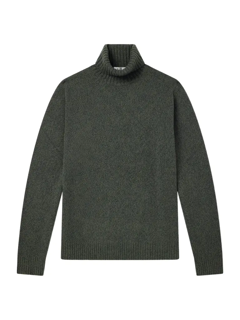 De Petrillo Merino Wool and Cashmere-Blend Rollneck Sweater - Men