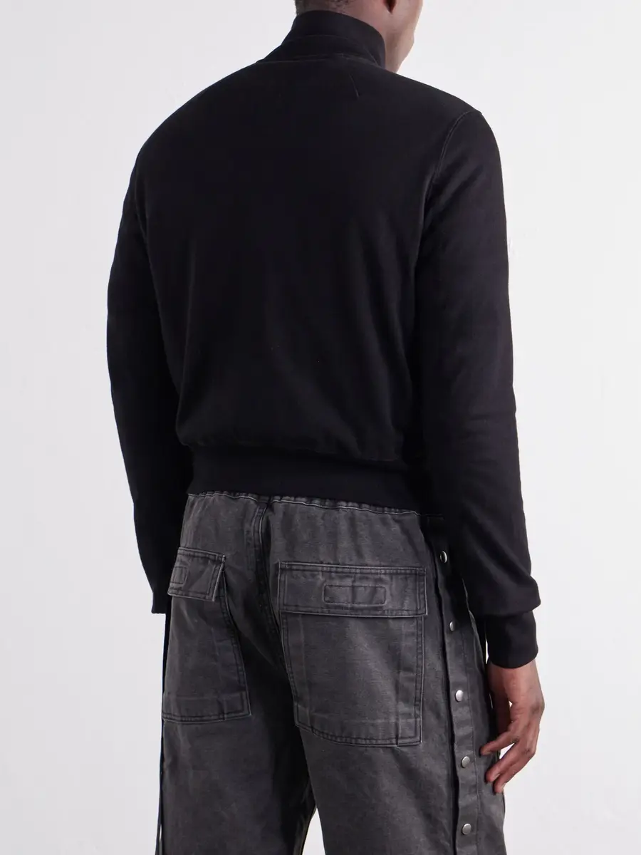 DRKSHDW by Rick Owens Rev Cotton-Jersey Zip-Up Sweatshirt - Men | Thumbnail 4 DRKSHDW by Rick Owens Rev Cotton-Jersey Zip-Up Sweatshirt - Men | Thumbnail 4