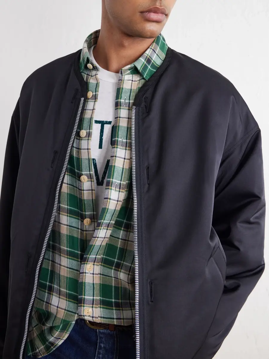 Visvim Wool and Silk-Blend Twill Down Liner Jacket - Men | Thumbnail 5