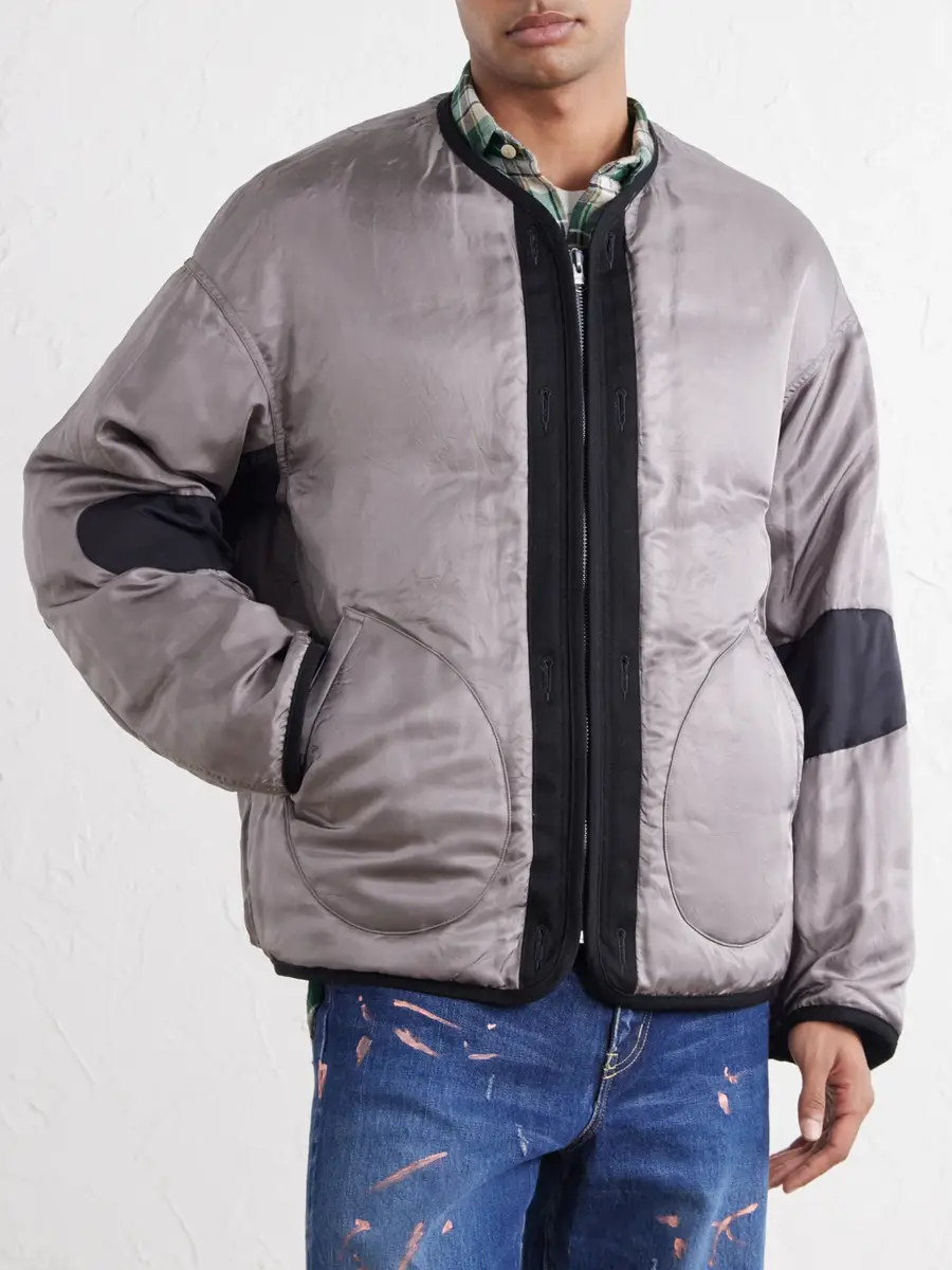 Visvim Wool and Silk-Blend Twill Down Liner Jacket - Men | Thumbnail 6