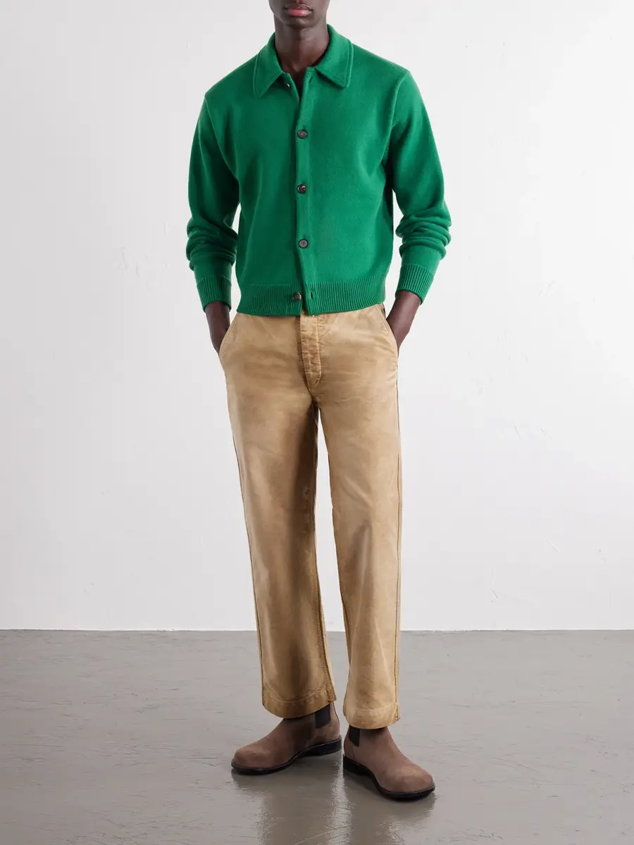 Auralee Wool Cardigan - Men | Thumbnail 2 Auralee Wool Cardigan - Men | Thumbnail 2