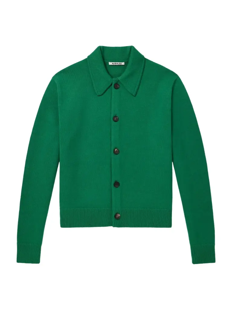 Auralee Wool Cardigan - Men