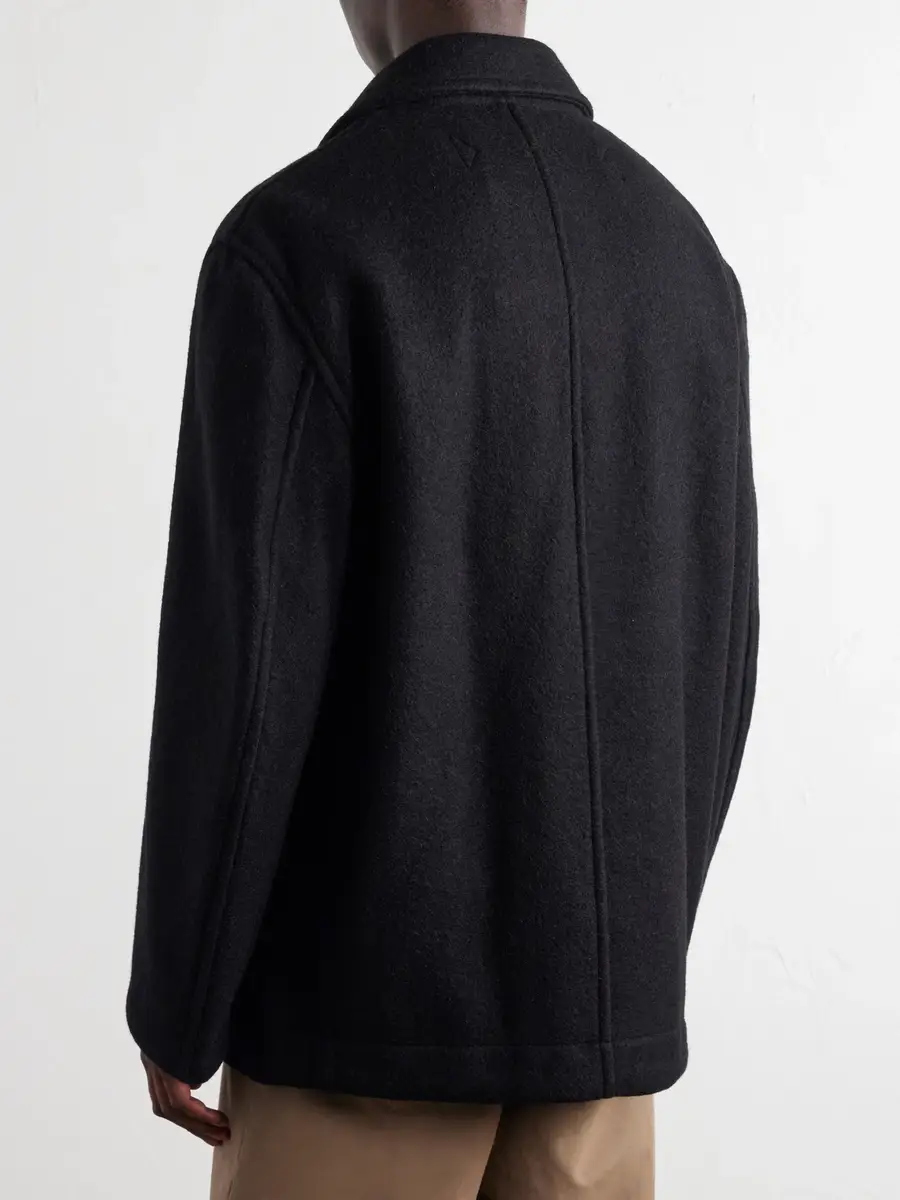 Lemaire Double-Breasted Wool and Alpaca-Blend Felt Coat - Men | Thumbnail 4 Lemaire Double-Breasted Wool and Alpaca-Blend Felt Coat - Men | Thumbnail 4