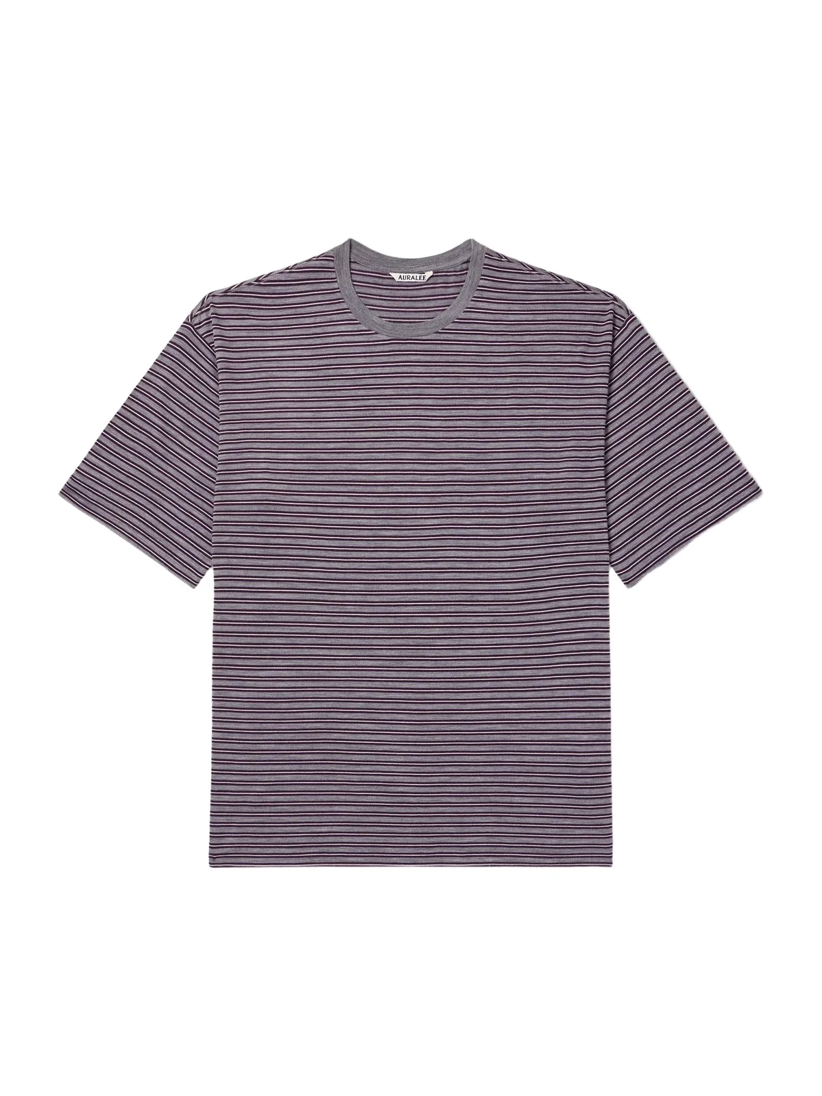 Auralee Striped Wool-Jersey T-Shirt - Men