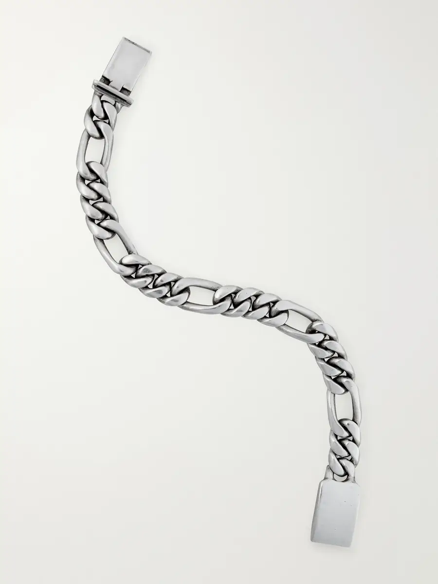 FOUNDWELL Vintage Heavy Figaro Sterling Silver Bracelet - Men | Thumbnail 2 FOUNDWELL Vintage Heavy Figaro Sterling Silver Bracelet - Men | Thumbnail 2