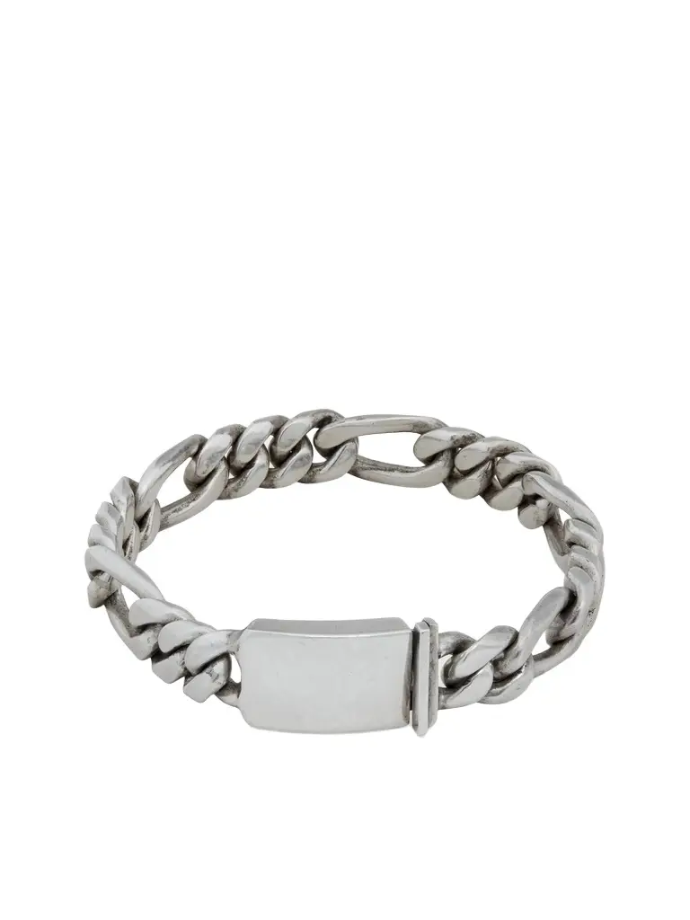 FOUNDWELL Vintage Heavy Figaro Sterling Silver Bracelet - Men