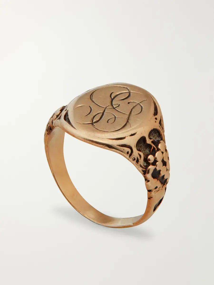 FOUNDWELL Vintage 1920s 10-Karat Gold Ring - Men | Thumbnail 2