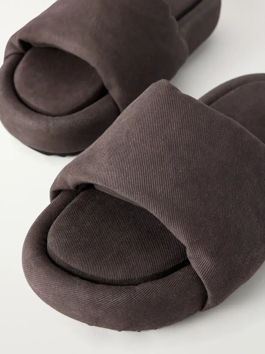 DRKSHDW by Rick Owens Chancla Padded Denim Sandals - Men | Thumbnail 4 DRKSHDW by Rick Owens Chancla Padded Denim Sandals - Men | Thumbnail 4