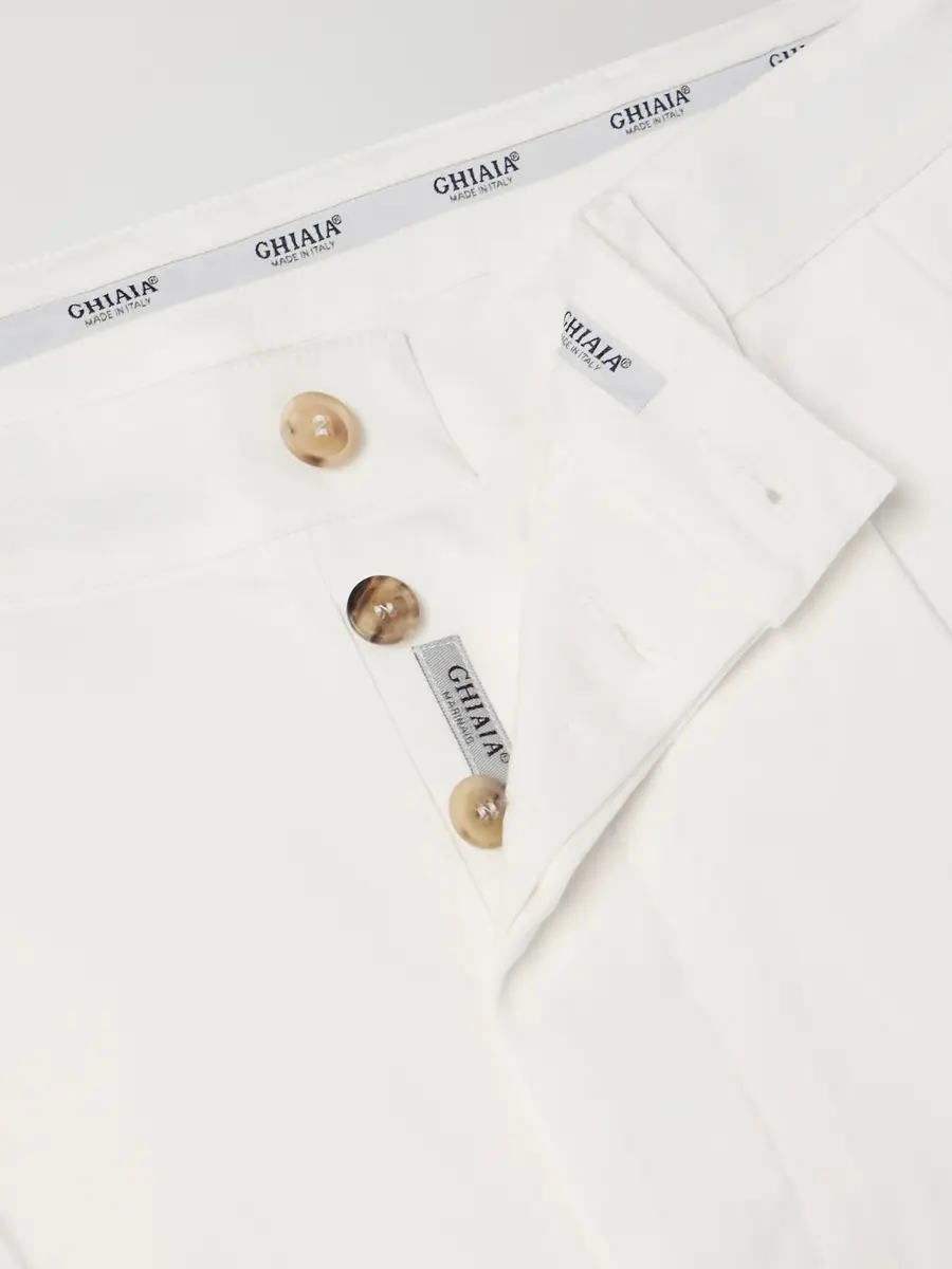 Ghiaia Cashmere Marinaio Straight-Leg Pleated Cotton-Twill Trousers - Men | Thumbnail 6