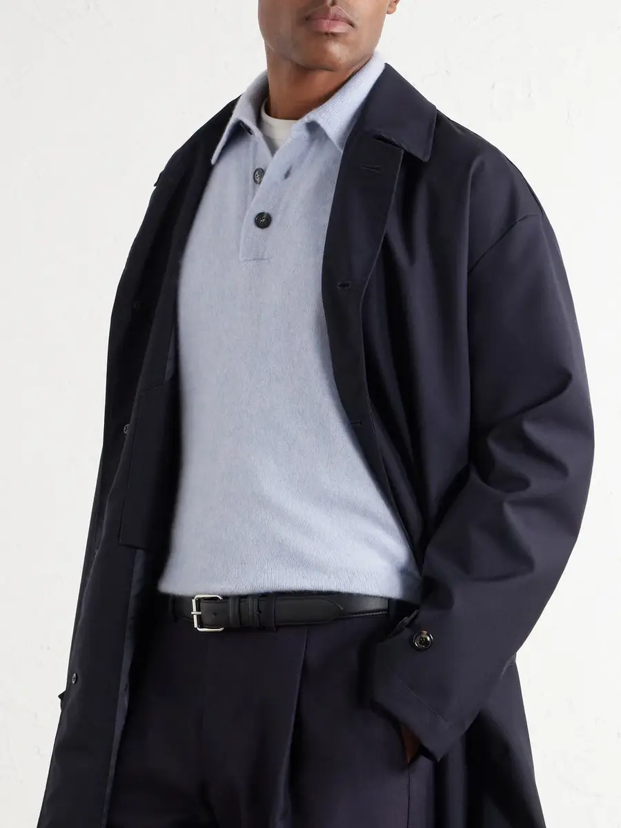 Thom Sweeney Cashmere and Silk-Blend Polo Shirt - Men | Thumbnail 5 Thom Sweeney Cashmere and Silk-Blend Polo Shirt - Men | Thumbnail 5