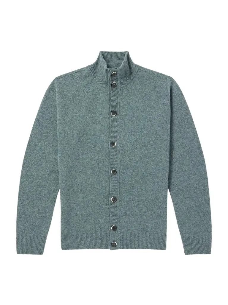 Altea Giubbino Virgin Wool Cardigan - Men