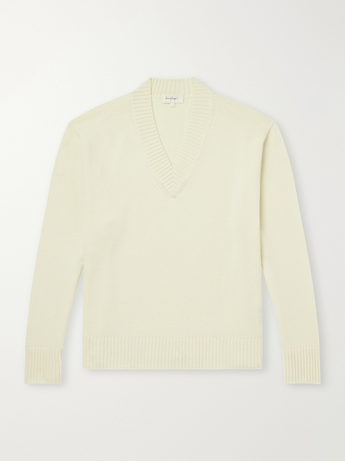 Second/Layer Vexed Wool and Cashmere-Blend Sweater - Men