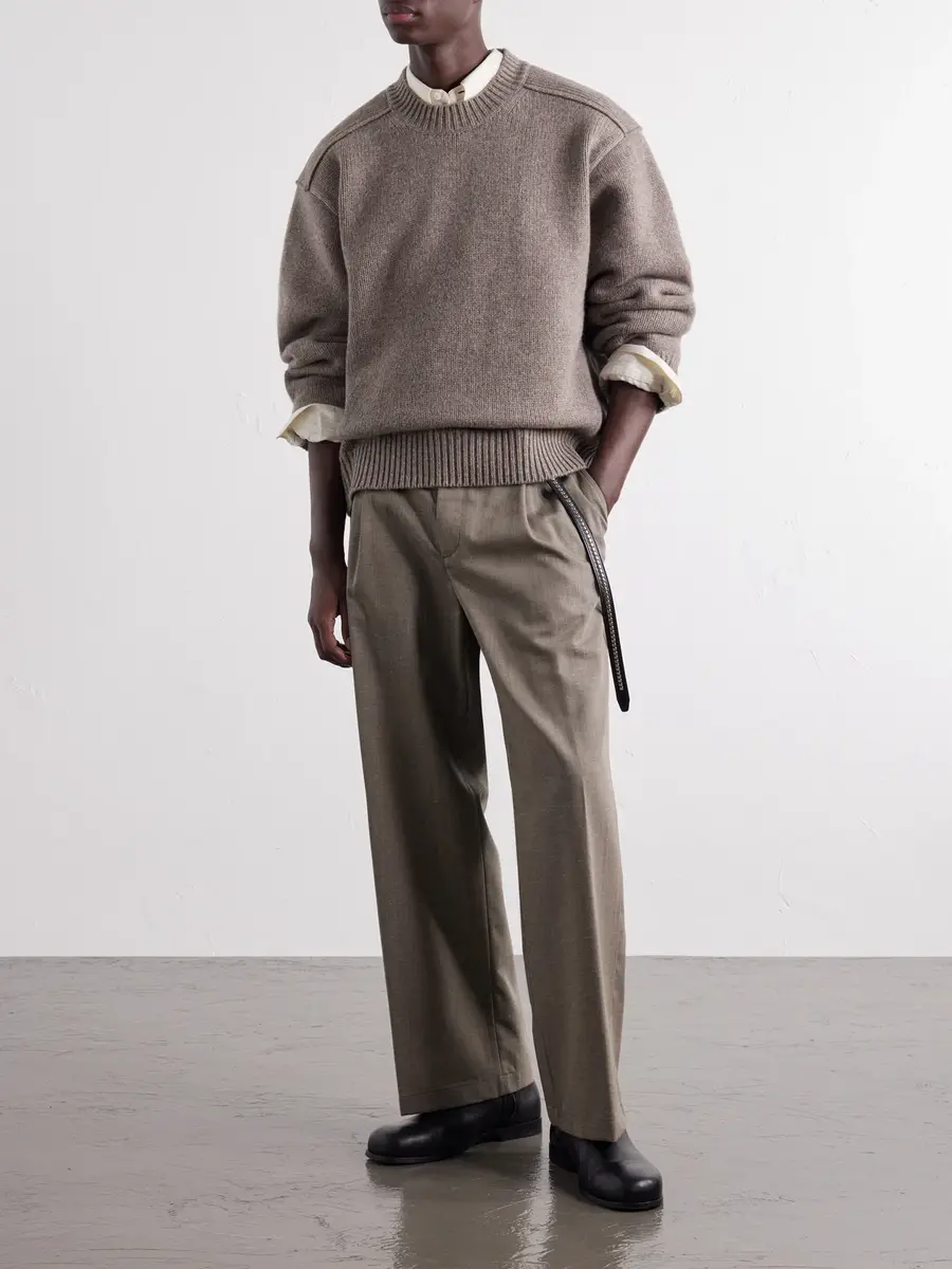 Studio Nicholson Yak and Merino Wool-Blend Sweater - Men | Thumbnail 2 Studio Nicholson Yak and Merino Wool-Blend Sweater - Men | Thumbnail 2