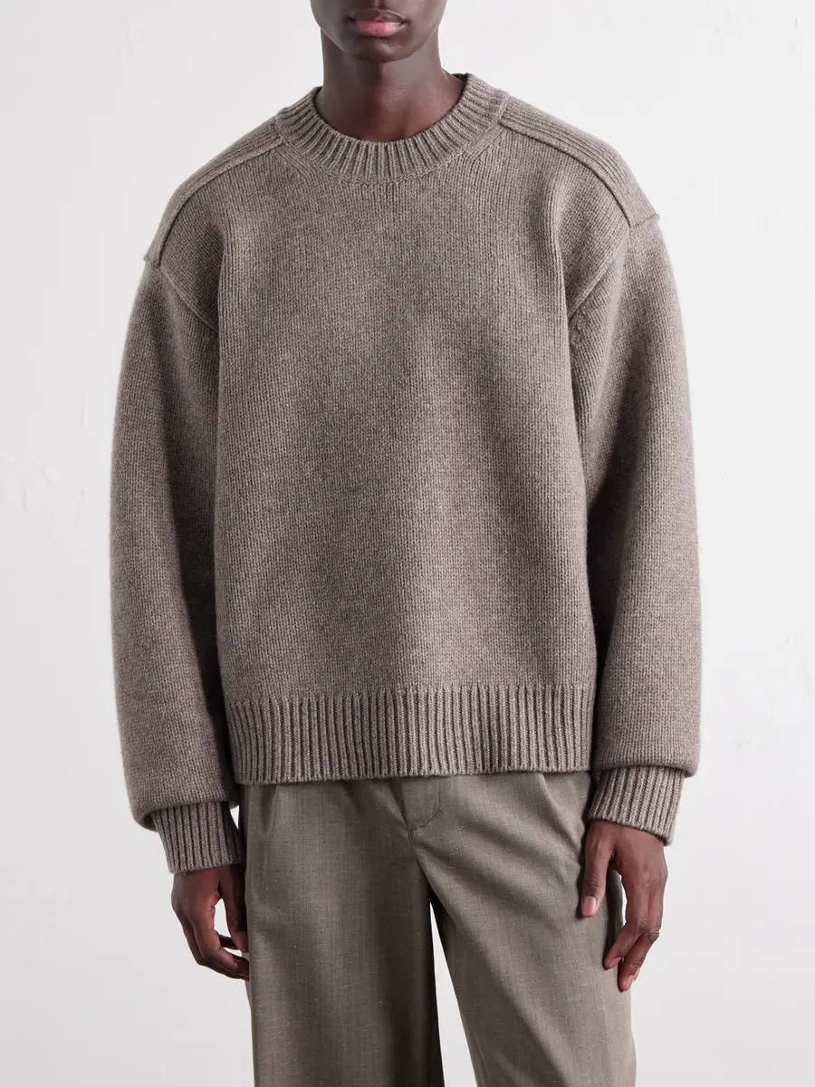 Studio Nicholson Yak and Merino Wool-Blend Sweater - Men | Thumbnail 3 Studio Nicholson Yak and Merino Wool-Blend Sweater - Men | Thumbnail 3