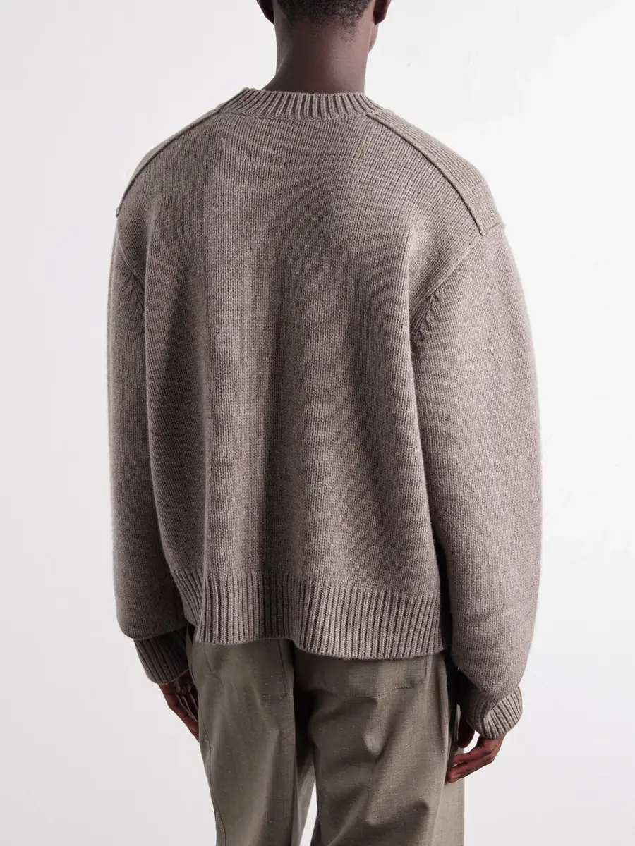 Studio Nicholson Yak and Merino Wool-Blend Sweater - Men | Thumbnail 4 Studio Nicholson Yak and Merino Wool-Blend Sweater - Men | Thumbnail 4