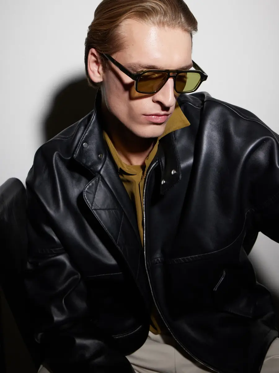 Cutler and Gross GR15 Aviator-Style Acetate Sunglasses - Men | Thumbnail 2