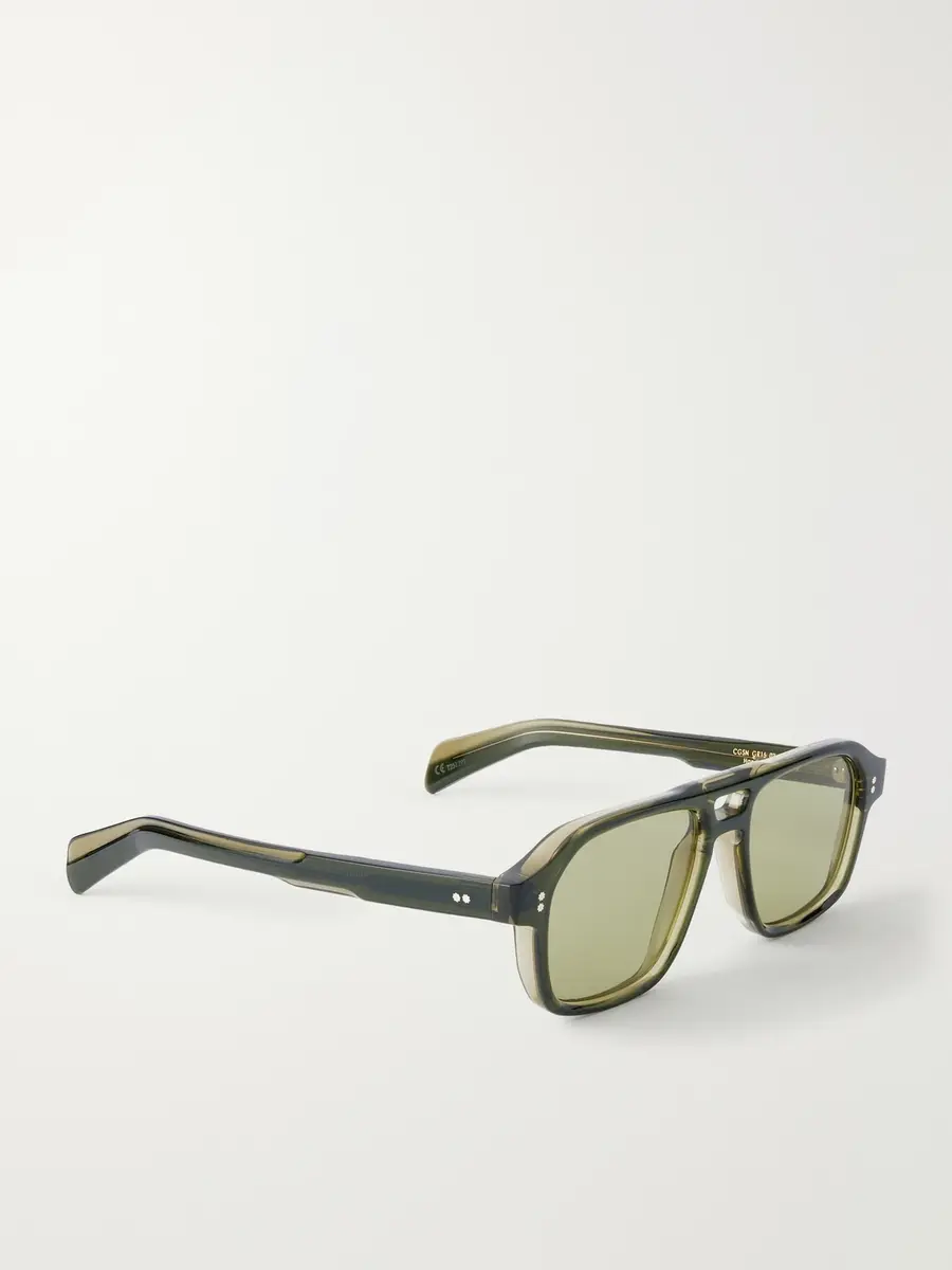 Cutler and Gross GR15 Aviator-Style Acetate Sunglasses - Men | Thumbnail 4