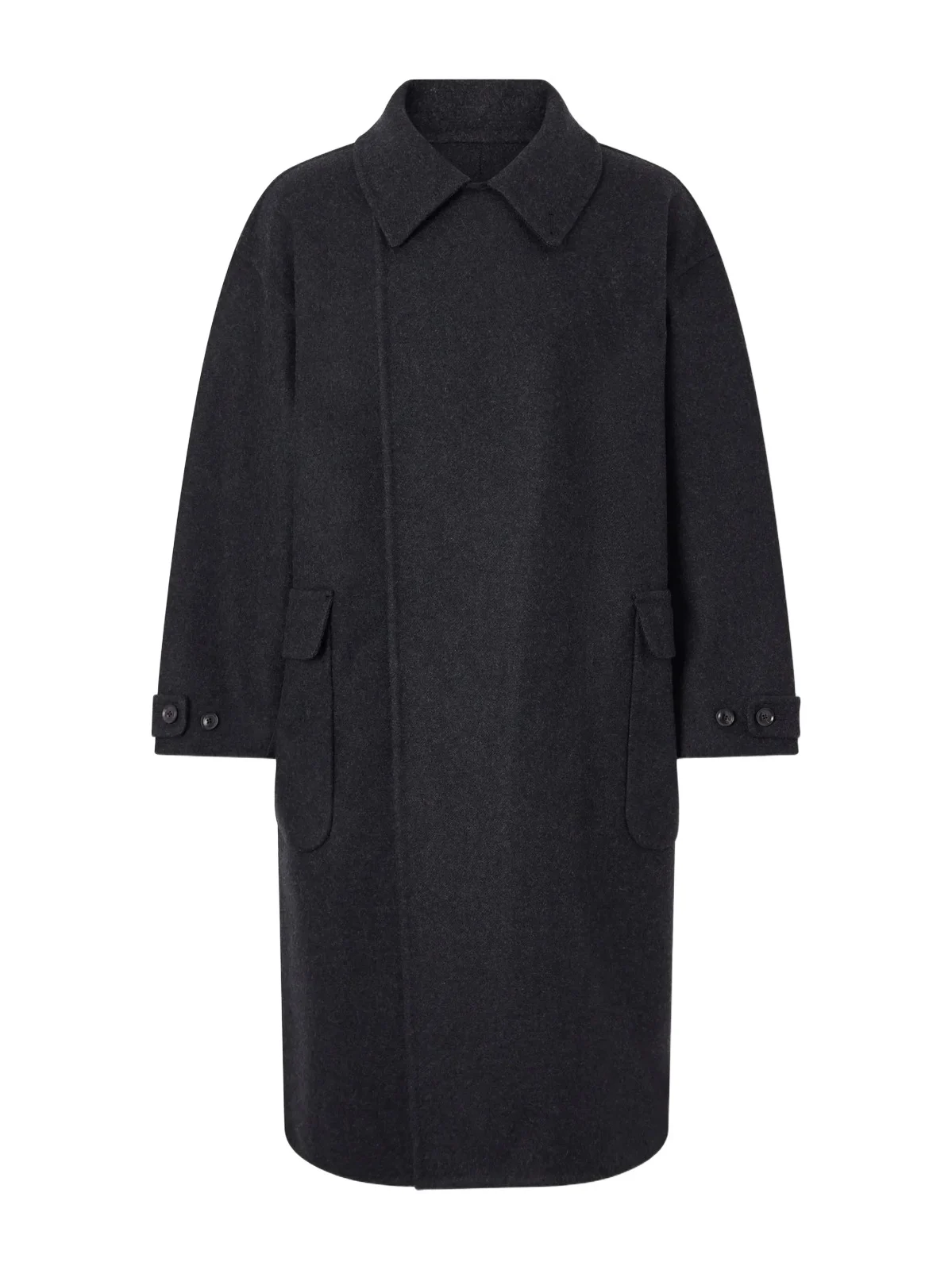 YOKE Double-Breasted Wool and Cashmere-Blend Felt Coat - Men
