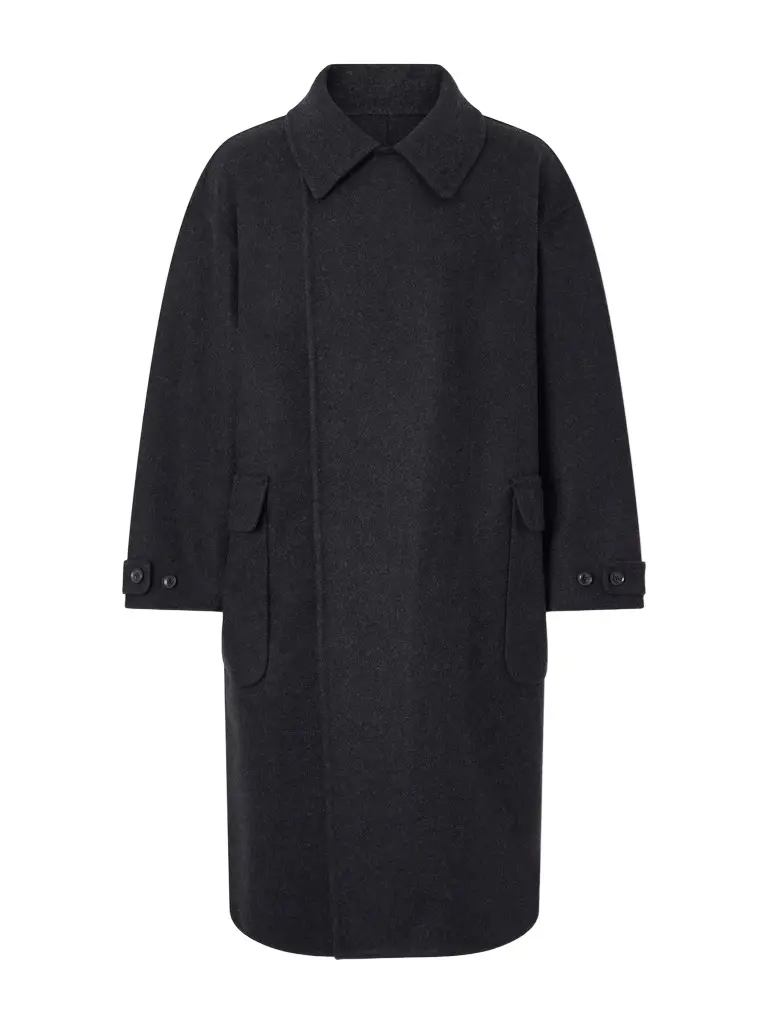 YOKE Double-Breasted Wool and Cashmere-Blend Felt Coat - Men