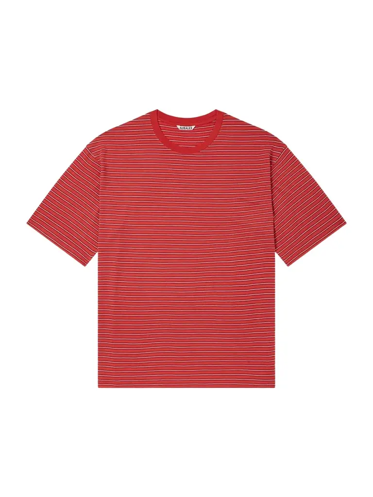 Auralee Striped Wool-Jersey T-Shirt - Men