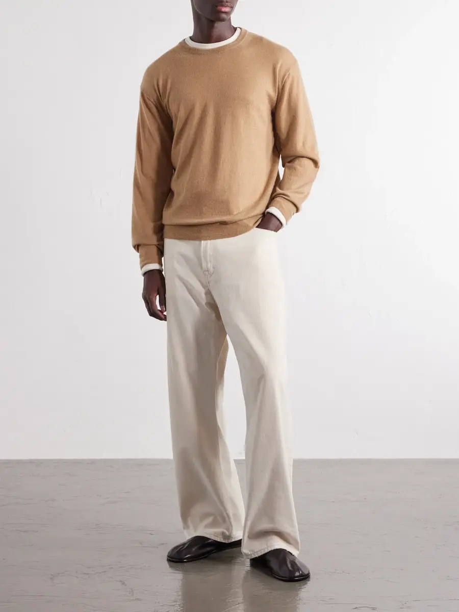 Auralee Cashmere Sweater - Men | Thumbnail 2 Auralee Cashmere Sweater - Men | Thumbnail 2